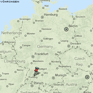 Vöhringen Karte Deutschland