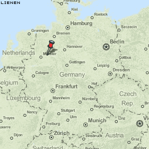 Lienen Karte Deutschland