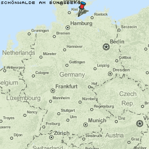 Schönwalde am Bungsberg Karte Deutschland