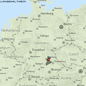 Langenaltheim Karte Deutschland