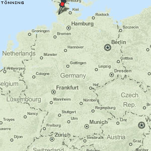 Tönning Karte Deutschland