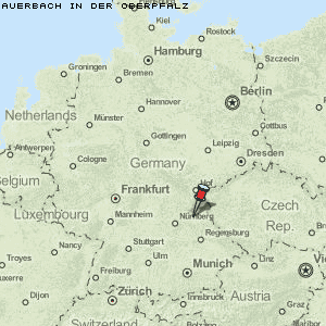 Auerbach in der Oberpfalz Karte Deutschland