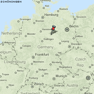 Schöningen Karte Deutschland
