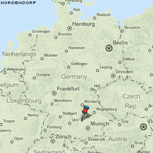 Nordendorf Karte Deutschland