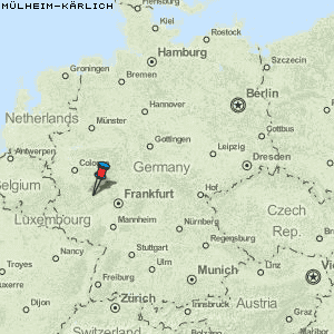 Mülheim-Kärlich Karte Deutschland