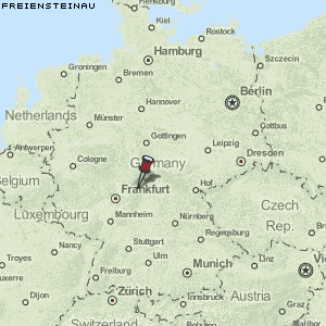 Freiensteinau Karte Deutschland