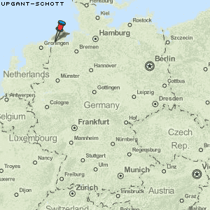 Upgant-Schott Karte Deutschland