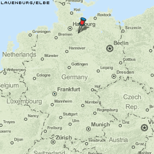 Lauenburg/Elbe Karte Deutschland