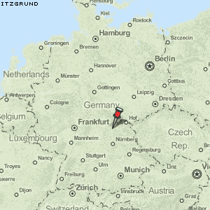 Itzgrund Karte Deutschland
