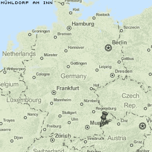 Mühldorf am Inn Karte Deutschland