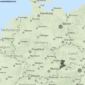 Haarbach Karte Deutschland