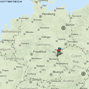 Mitterteich Karte Deutschland
