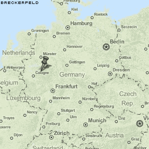 Breckerfeld Karte Deutschland