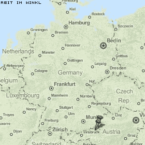 Reit im Winkl Karte Deutschland