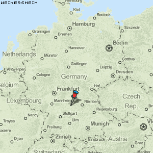 Weikersheim Karte Deutschland