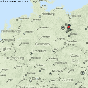 Märkisch Buchholz Karte Deutschland