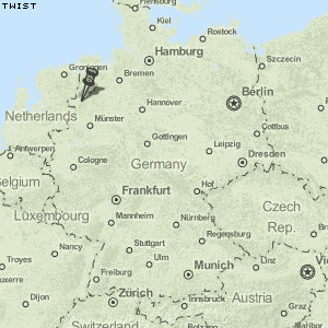 Twist Karte Deutschland