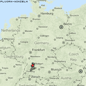 Fluorn-Winzeln Karte Deutschland