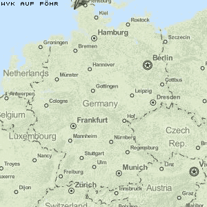 Wyk auf Föhr Karte Deutschland