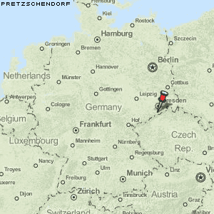 Pretzschendorf Karte Deutschland