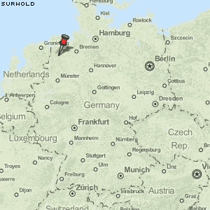 Surwold Karte Deutschland