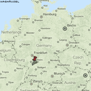 Waghäusel Karte Deutschland