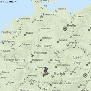 Balzheim Karte Deutschland
