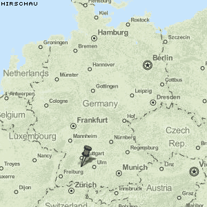 Hirschau Karte Deutschland