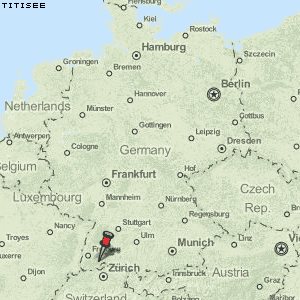 Titisee Karte Deutschland