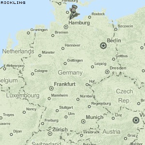 Rickling Karte Deutschland