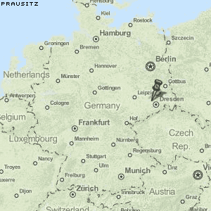 Prausitz Karte Deutschland
