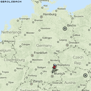 Gerolsbach Karte Deutschland
