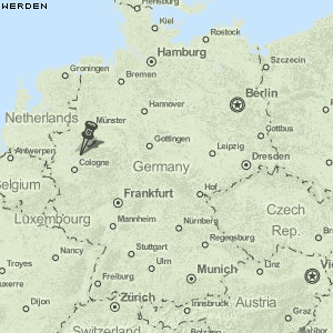 Werden Karte Deutschland