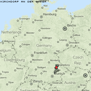 Kirchdorf an der Amper Karte Deutschland