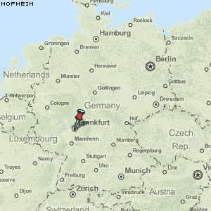 Hofheim Karte Deutschland
