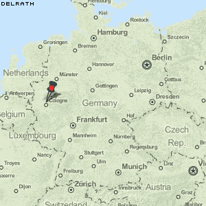 Delrath Karte Deutschland