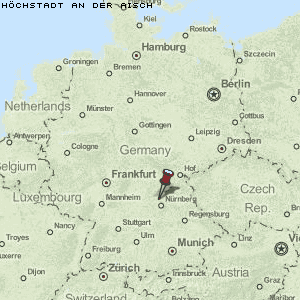 Höchstadt an der Aisch Karte Deutschland