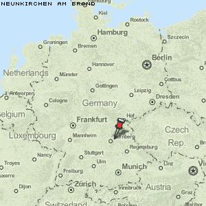 Neunkirchen am Brand Karte Deutschland