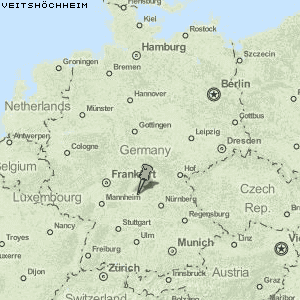 Veitshöchheim Karte Deutschland