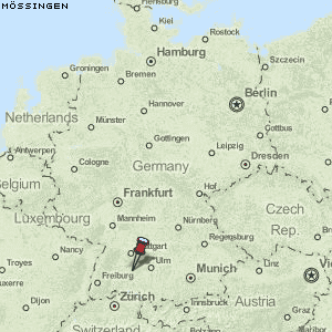 Mössingen Karte Deutschland