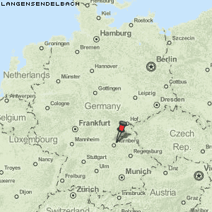 Langensendelbach Karte Deutschland