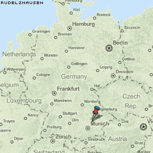Rudelzhausen Karte Deutschland