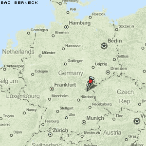 Bad Berneck Karte Deutschland