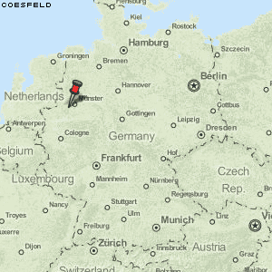 Coesfeld Karte Deutschland