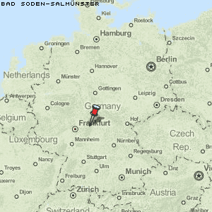 Bad Soden-Salmünster Karte Deutschland