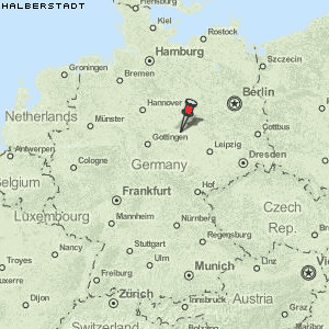 Halberstadt Karte Deutschland