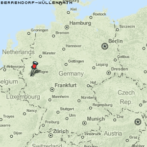 Berrendorf-Wüllenrath Karte Deutschland