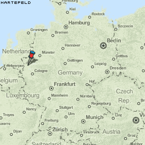 Hartefeld Karte Deutschland