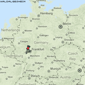 Waldalgesheim Karte Deutschland