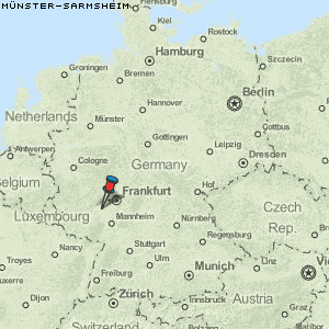 Münster-Sarmsheim Karte Deutschland